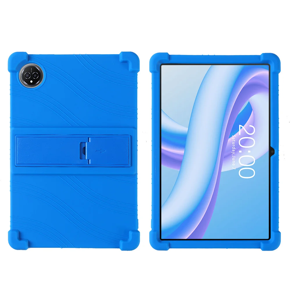 for Stand Case Teclast M50 Plus Tablet 10.1 inch Stand Cover Teclast M50plus Soft Silicone Kids Adjustable Stand Shell