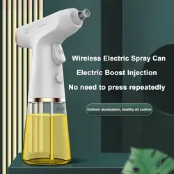 Electric Oil Sprayer Kitchen Utensils Oil Sprayer USB Charging BBQ Novelty Accessories Dispenser Glass Bottle Olive Oil Sprayer