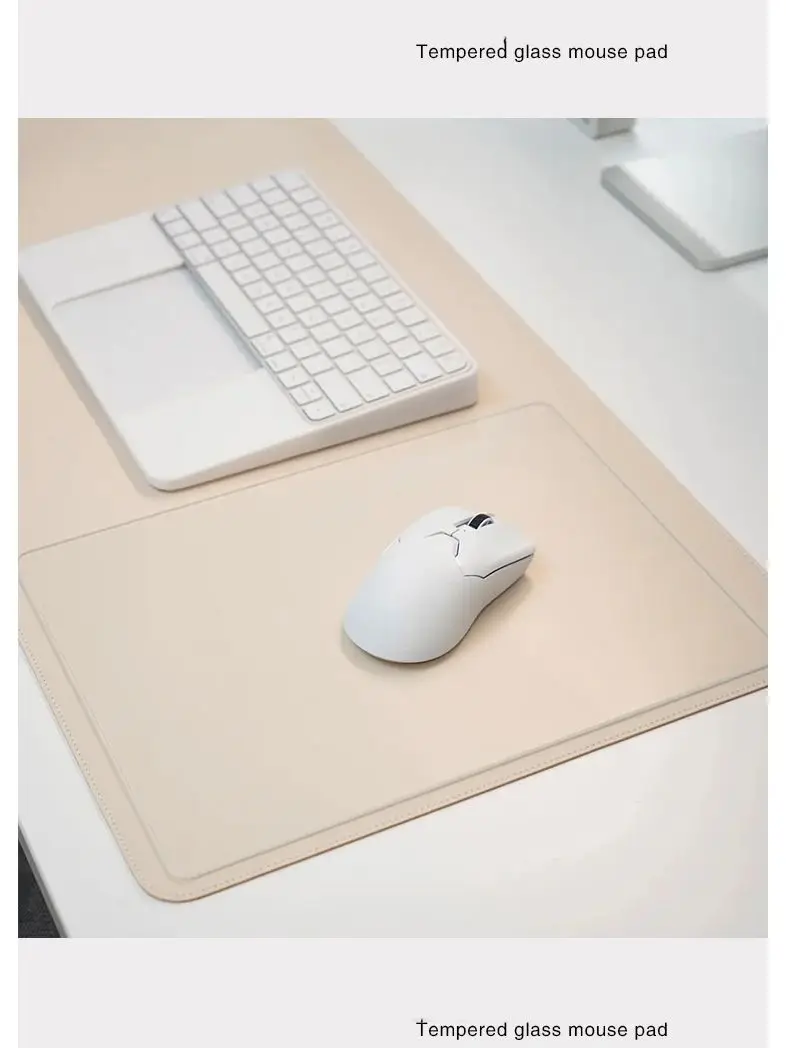 High Aesthetic Creative Anime Girl Photovoltaic Glass Gaming Mouse Pad - XXL Cartoon Cute Hard Tempered Surface for FPS eSports