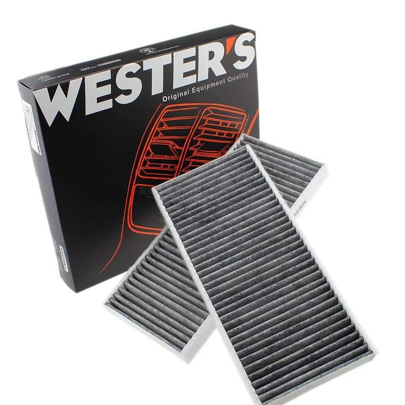 WESTGUARD Set of 2 Activated Carbon Air Cabin Filter For MAZDA 3 BK MAZDA 5 CR19 CW 05-2010 BBM461J6X CU22001-2 MK3012 2pcs