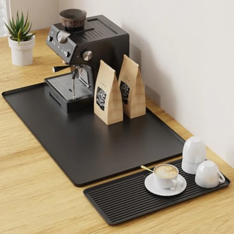 

2в1 Коврик для кофе Коврик для сушки посуды Кофейные коврики для столешницы Кофейный коврик для столешницы Силиконовый кофеварка Кофемашина для эспрессо Stati