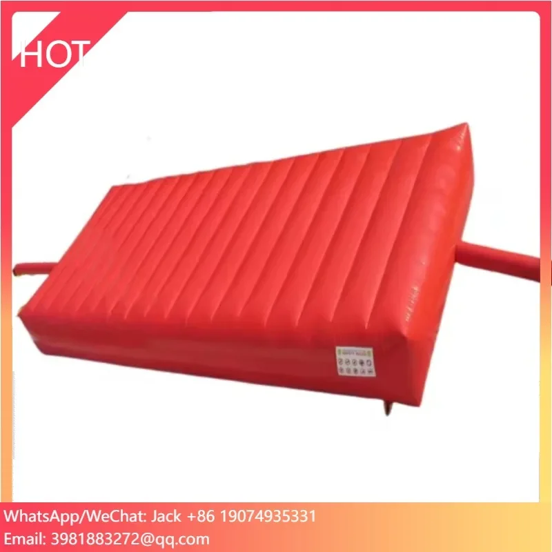 ถุงลมกู้ภัยแบบเป่าลม ถุงลมกู้ภัยจากอัคคีภัย หมอนลมนิรภัย หมอนลมกระโดด พร้อมเครื่องเป่าลม