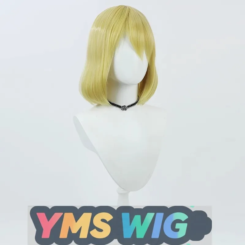 【الرجل الحر】شعر مستعار كوسبلاي من قطعة واحدة، شعر مستعار أشقر أصفر، فروة رأس واقعية