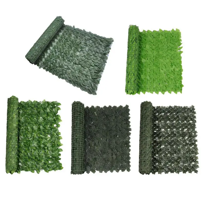 

Artificial Ivy Fence Screening Trellis Fence Roll With Faux Ivy Leave Privacy Hedge Wall Landscaping Garden Fence for Home Decor