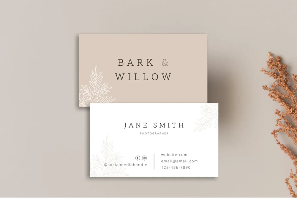Individuelle Visitenkarten mit personalisiertem Logo, farbige Dankeskarten, Weihnachtsgrußkarten, Hochzeitseinladungen 9x5,4cm, doppelseitig – Detail 10