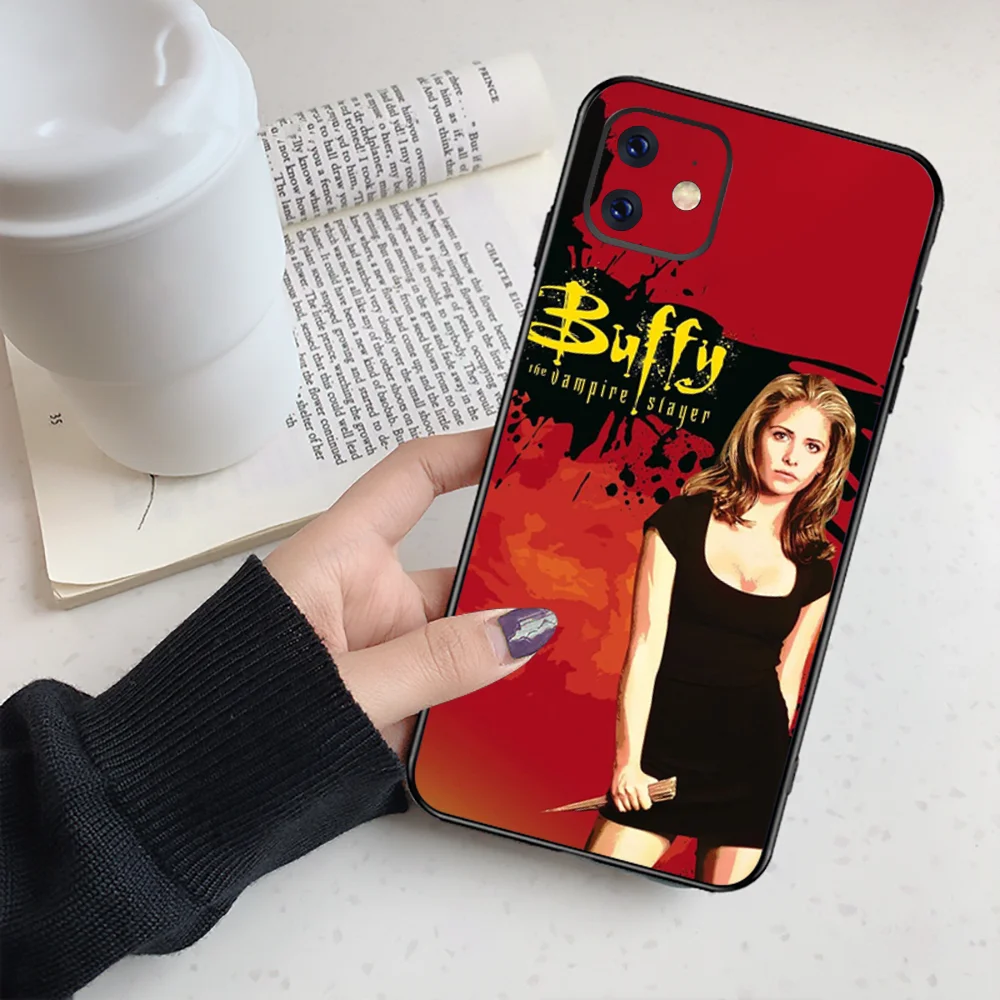 B-Buffy T-The V-Vampire S-Slayer Phone Case For Iphone 16 15 11 13 14 Pro Max 7 8 Plus X Xr Xs Max Se2020 12mini Cover Case