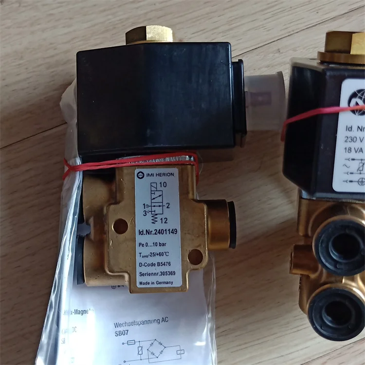 Single and double acting actuators solenoid  valve norgren herions 2401149