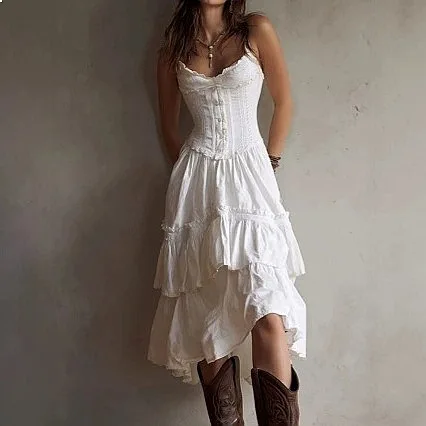Spring Summer Elegant Bust Pleated Waist Corset Dress Dresses Matching Set Jumpsuit Playsuit