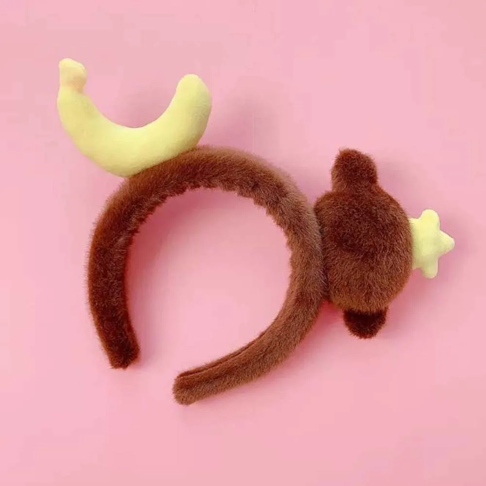 

Cute Hair Accessories Dachshund Hair Hoop Moon New Year Headwear Red Headband Creative Plaid Bow Cartoon Monkey Hairband Women
