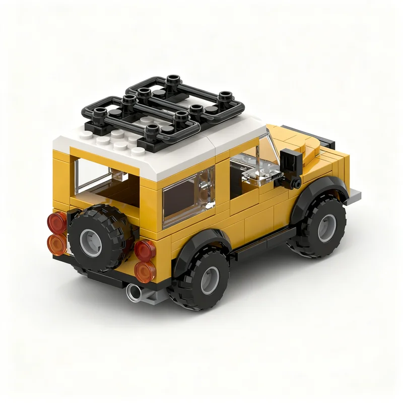 160pcs MOC City Landed Rovers Classic Defender Modification Model Building Blocks Toy Creative Birthday DIY Idea 3D Collection