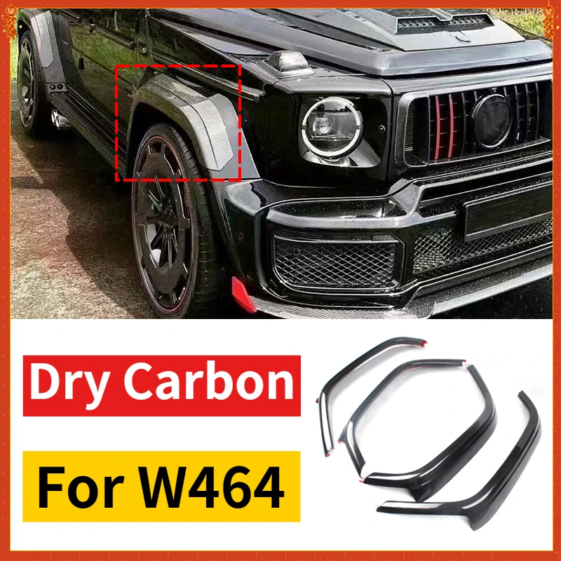 

For Mercedes-Benz G Class W464 G63 G500 G350 Rocket Edition G900 Real Dry Carbon Fiber Wheel Brow Modification Accessories