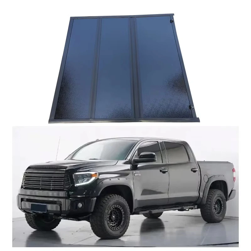 

High Quality Metal Hard Tri-Fold Tonneau Cover for Tundra 5.5ft Factory-Embedded Truck Bed Accessory Model Ranger