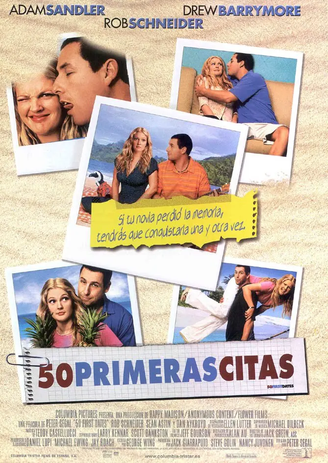 Film 50 First Dates (2004) Poster Wall Art Home Interior Decor