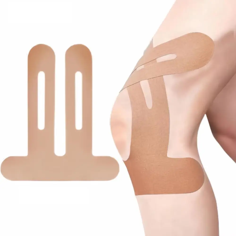 Tape for Knees Protector Kinesiology Tape Cotton Elastic Recovery Stickers Multiple Colors Irregular Elastic Knee Tape Kneepad