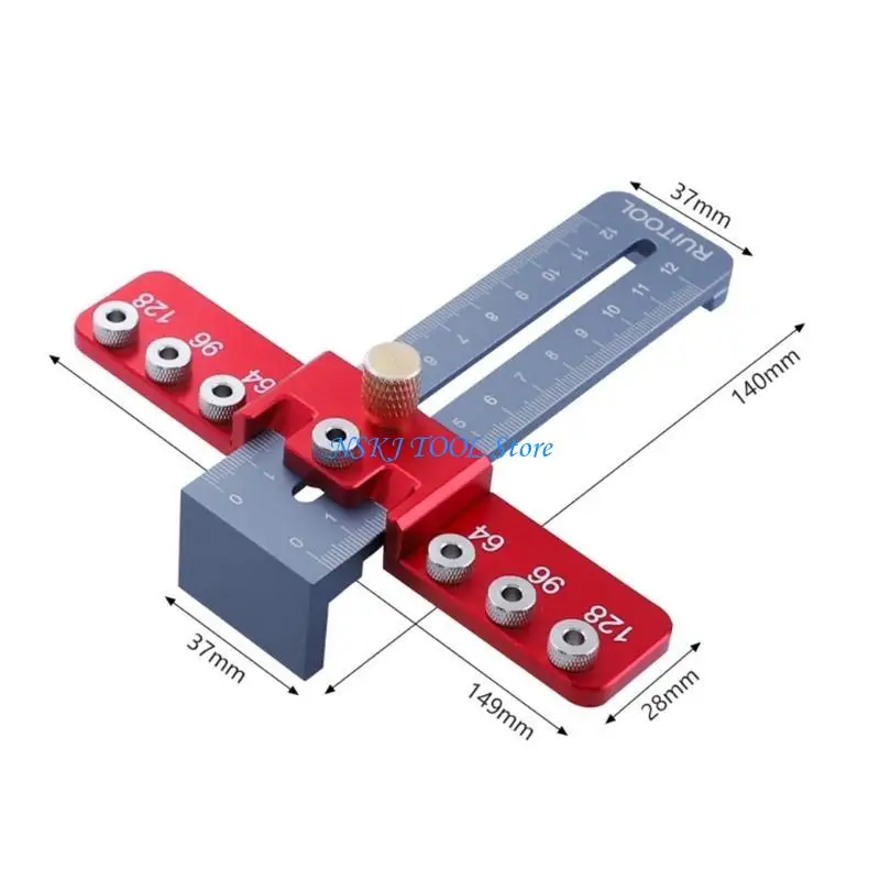 L8RC ألومنيوم سبيكة خزانة أجهزة أدوات حفر الخشب #6