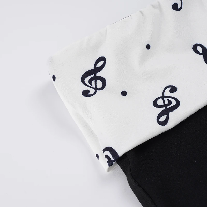 SUCHCUTE Y2k Musiknoten-Print Elastische Shorts für Damen, Skinny Low-Waist Mini-Shorts, Streetwear, Schmale Hosen, Sommerliche Freizeitkleidung für Zuhause – Detail 7