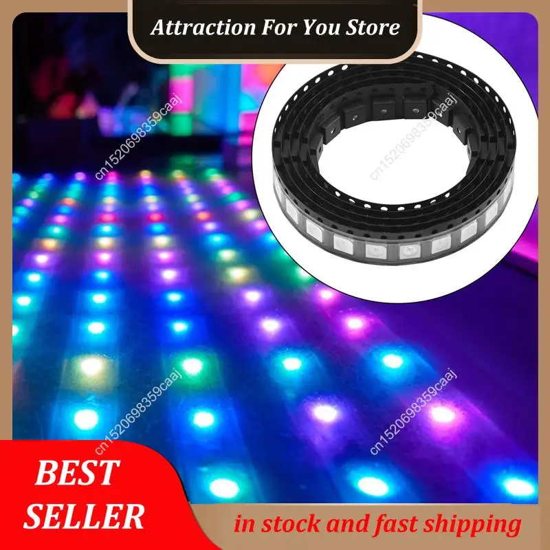 حار بيع 100 قطعة WS2812B RGB LED رقاقة 5050SMD الأبيض PCB WS2812 رقاقة بكسل قابلة للعنونة بشكل فردي DC5V #5