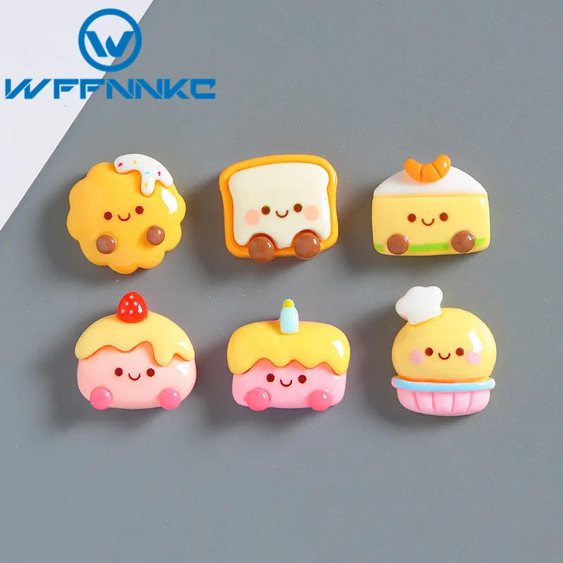 

WFFNNKC 10/20 шт. мультяшный смайлик торт с обратной стороной Кабошон Скрапбукинг Украшение для телефона своими руками искусственные ювелирные изделия пластырь материал