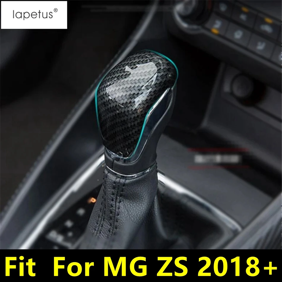 

Central Gear Shift Shiftter Head Knob Handle Decoration Cover Trim For MG ZS 2018 - 2023 ABS Carbon Fiber Accessories Interior