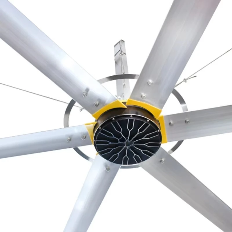 Permanent Magnet DC Brushless (PMSM) Ceiling Fan 12ft 3.65m Wholesale Factory Industrial HVLS Ceiling Fan