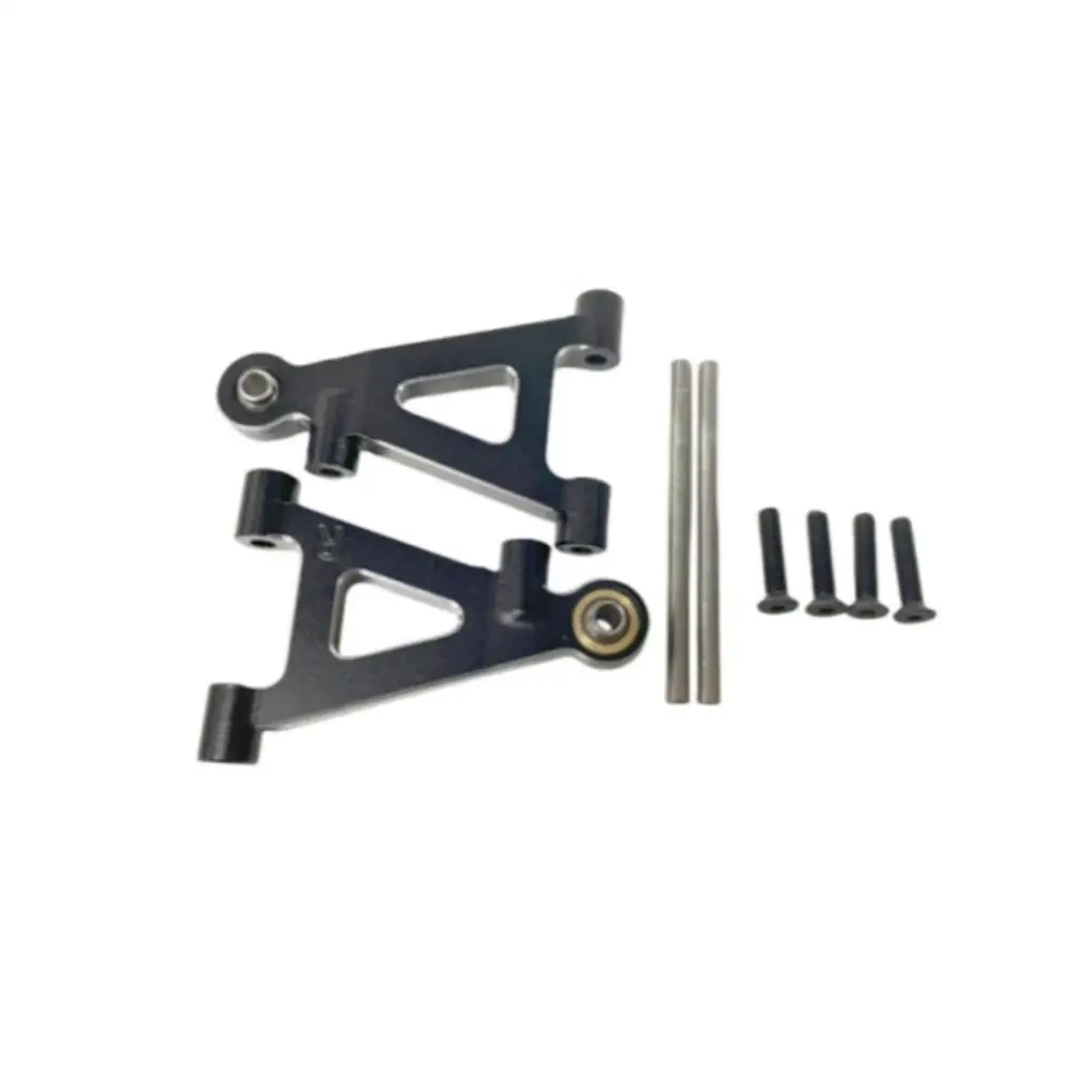 RCGF MJX Hyper Go 14301 14302 brazos superiores delanteros de aluminio, juego de brazos de suspensión superior e inferior, piezas de actualización de coche RC 1/14, accesorios