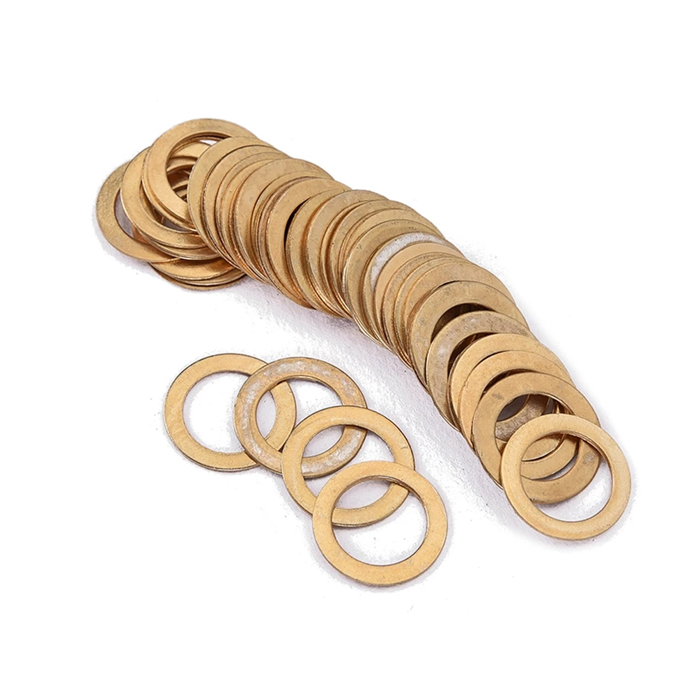 

50 шт., золотая круглая прокладка, шайба для гитары, гайки, шайбы, 9 мм, кабельный инструмент, плоский, высокое качество, подходит для электрического бас-гитары