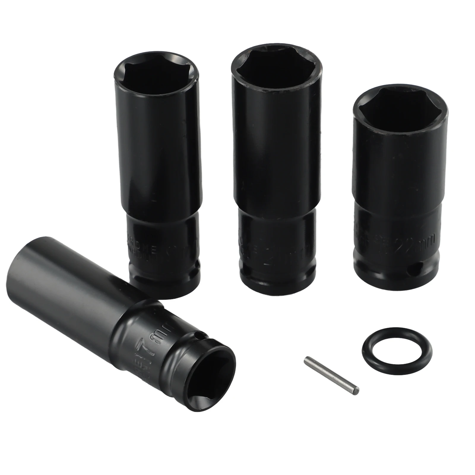 

4Pcs Electric Wrench Hex Socket Head Kit for AC Electric Wrench Lithium Wrench Pneumatic Tools Chrome Vanadium Steel