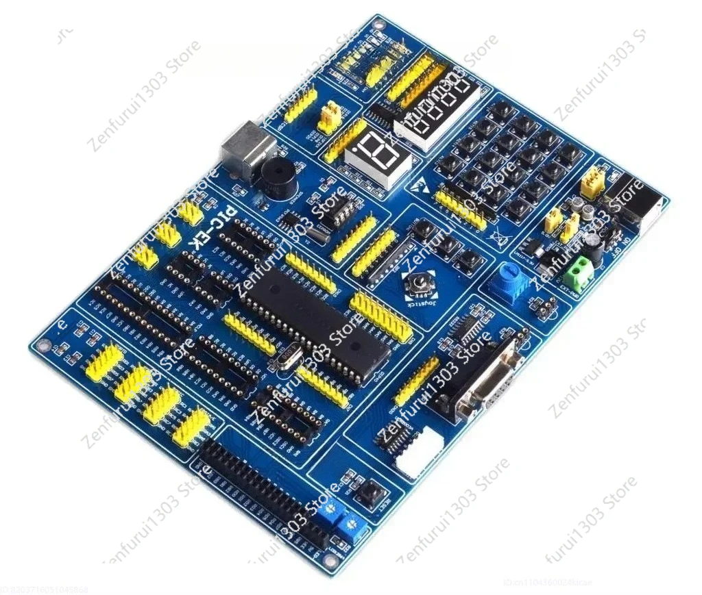 Learning Development Board PIC-EK Supports 8 / 14 / 18 / 20 / 28 / 40-pin PIC MCU