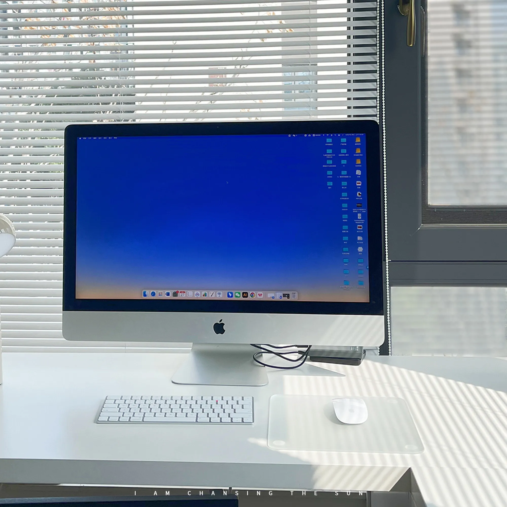 Photovoltaic Glass Mouse Pad, Smooth and High-end FPS Gaming Pad, Oversized Tempered Glass Office Desk Pad