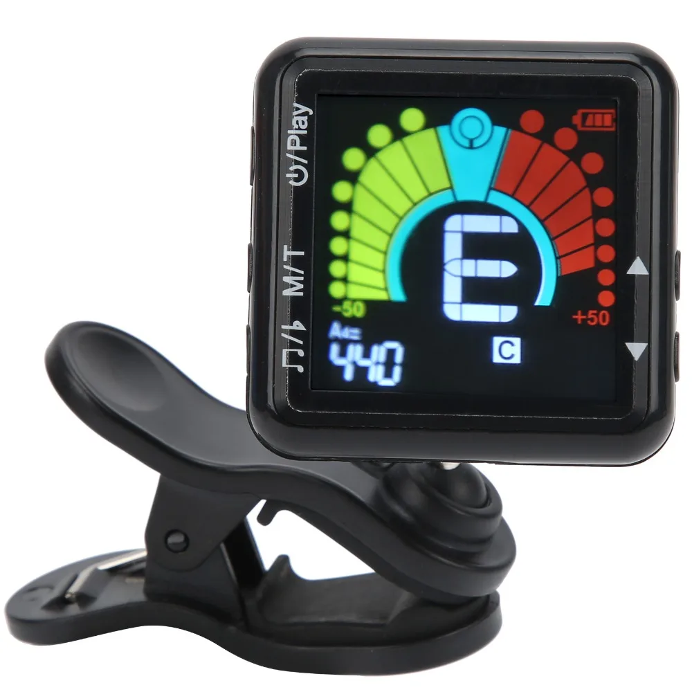 

​2-in-1 Multifunctional​ Metronome Tuner​ ​LCD Color Display​ ​Clip-on ​String Instrument Tuner ​Professional Grade​