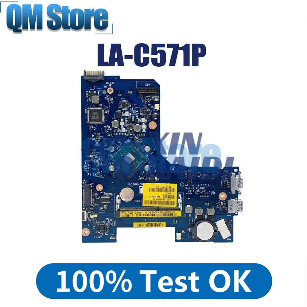 

Laptop motherboard For DELL Inspiron 5452 5552 LA-C571P CN-0F77J1 0F77J1 Pentium Laptop Mainboard N3700 CPU 100% tested ok