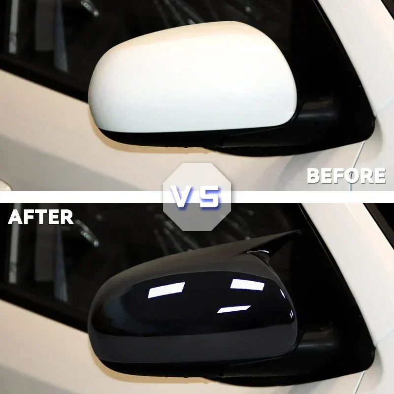 For KIA K3 Cerato Forte 2009-2017 ABS Carbon Fiber Car Side Door Rearview Mirror Cover Cap Shell Housing Sticker Trim