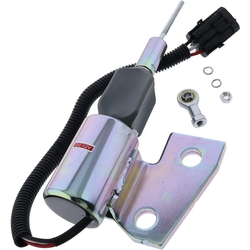 

Fuel Shutoff Solenoid 12V 87420952 for Case IH 580M 60XT 70XT 90XT 688G for New Holland U80 LV80