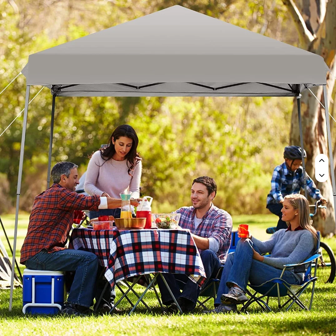 Custom printed 10x10 trade show advertising tent waterproof folding pop-up canopy with easy folding exhibition function