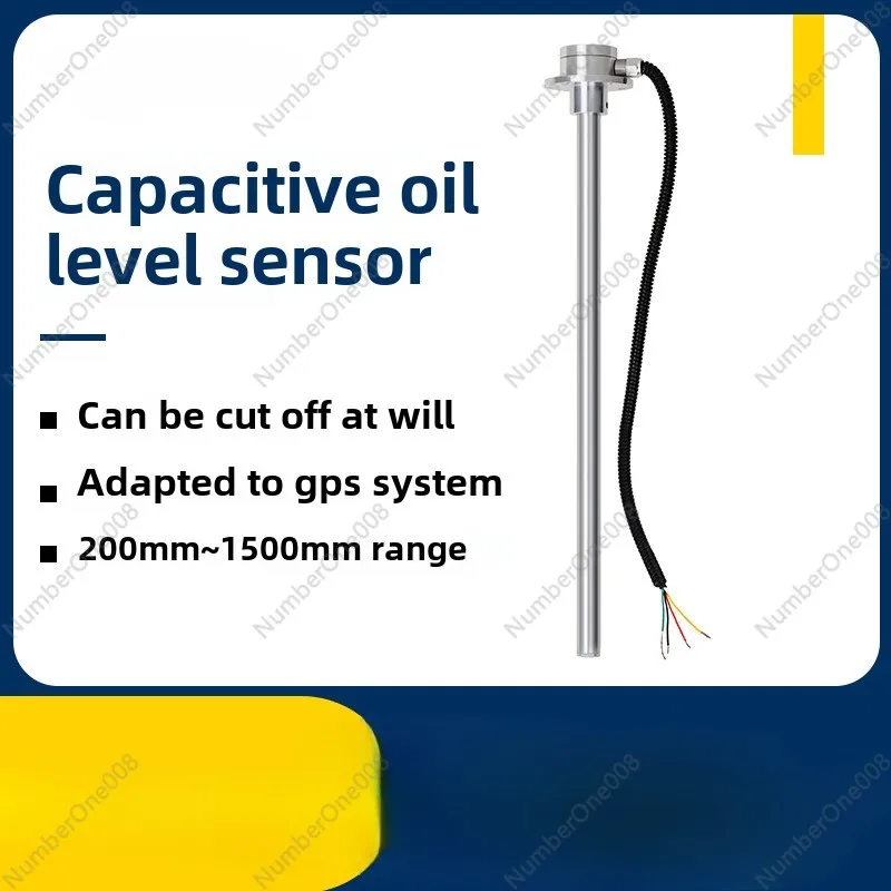 Truncatable Built-in Calibrator Gasoline Diesel Kerosene Truck Car Fuel Tank Capacitive Oil Level Sensor