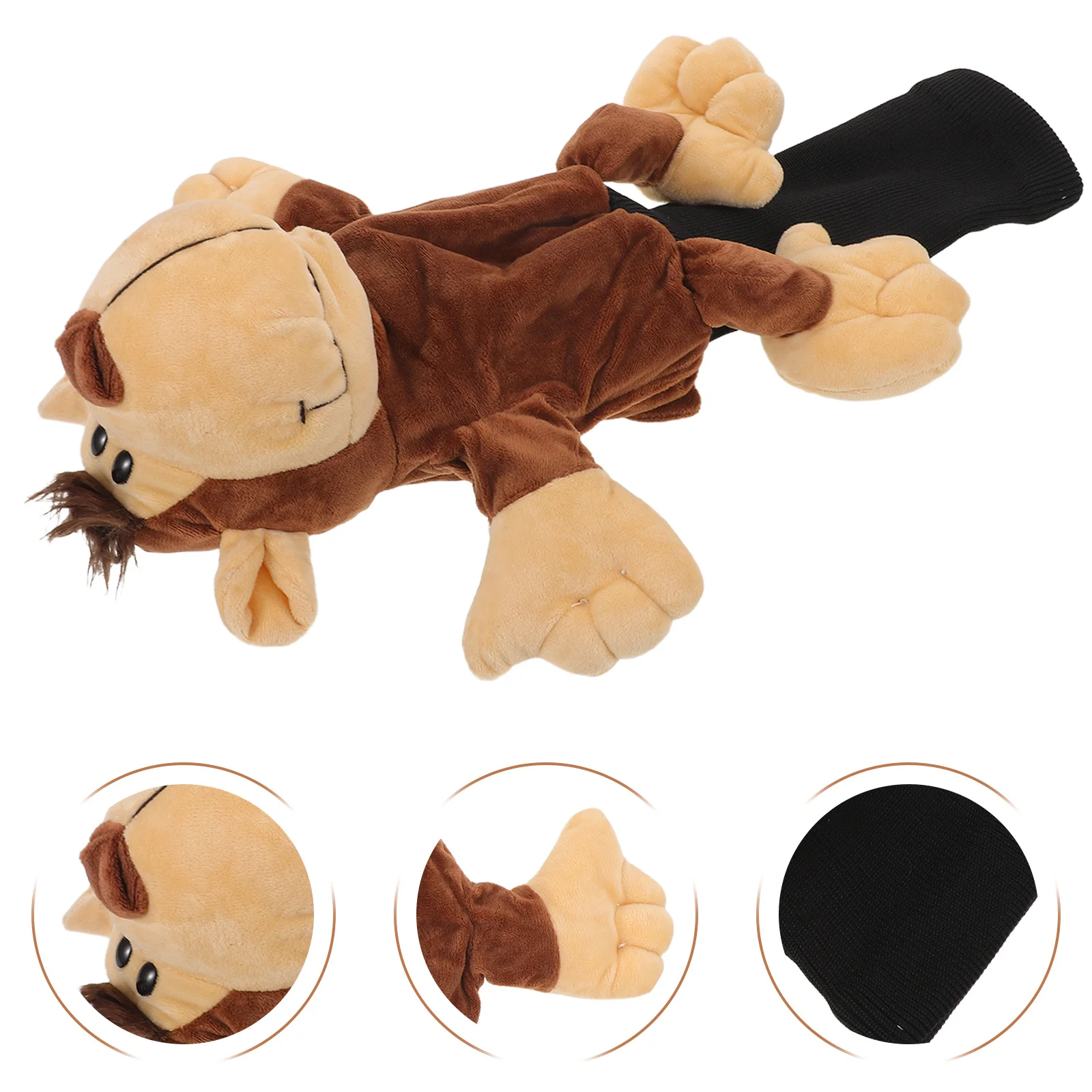 

Golf Driver Headcover Cute Monkey Animal Design Soft Padded Wood Golf Club Cover Protective Driver Headcover for Golfers