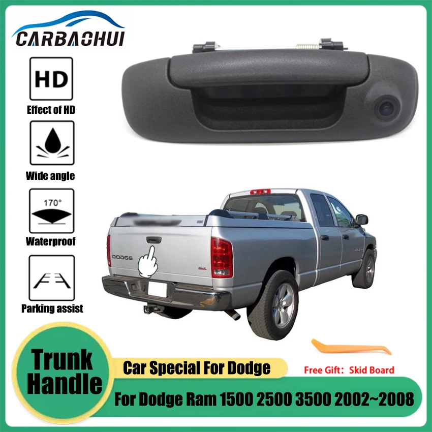 

Car Door Trunk Handle Tail Backup Gate Rear View Camera For Dodge Ram 1500 2500 3500 2002 2003 2004 2005 2006 2007 2008