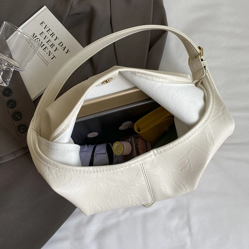 Large Capacity Shoulder Bag Fashion Leather Composite Women Bags Trend Black Silver Ladies Crossbdy Handbag Commuter Bag 2 Set