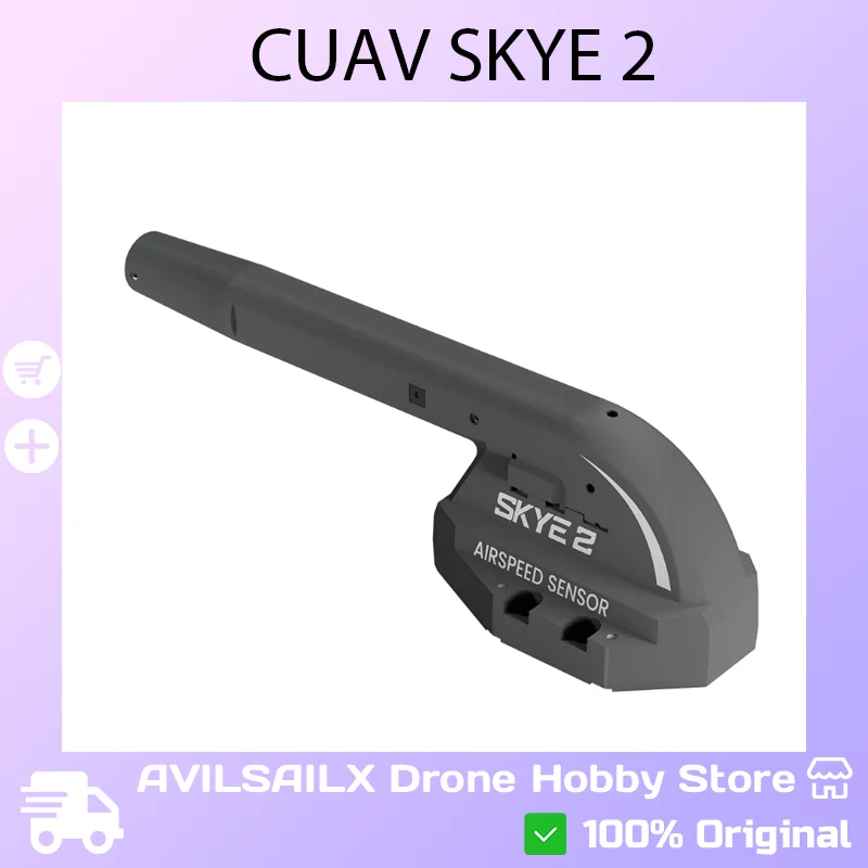 CUAV SKYE 2nd Gen Intelligent Airspeed Meter Dual Heating Digital Airspeed Sensor for UAV Drones PX4 Flight Control Compatible