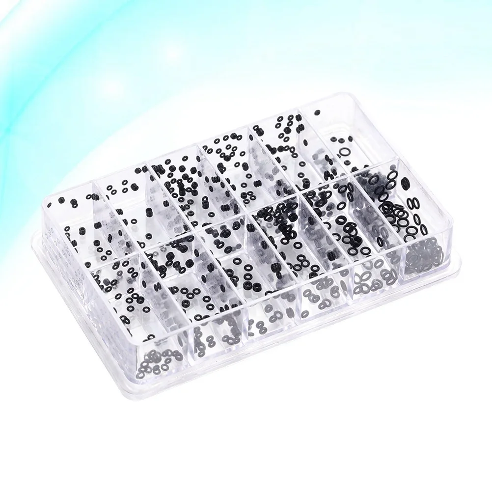 

Waterproof Watch O-Ring Set 12 Sizes Large Quantity Rubber Rings for Watchmakers Durable Water Resistant Gasket Replacement