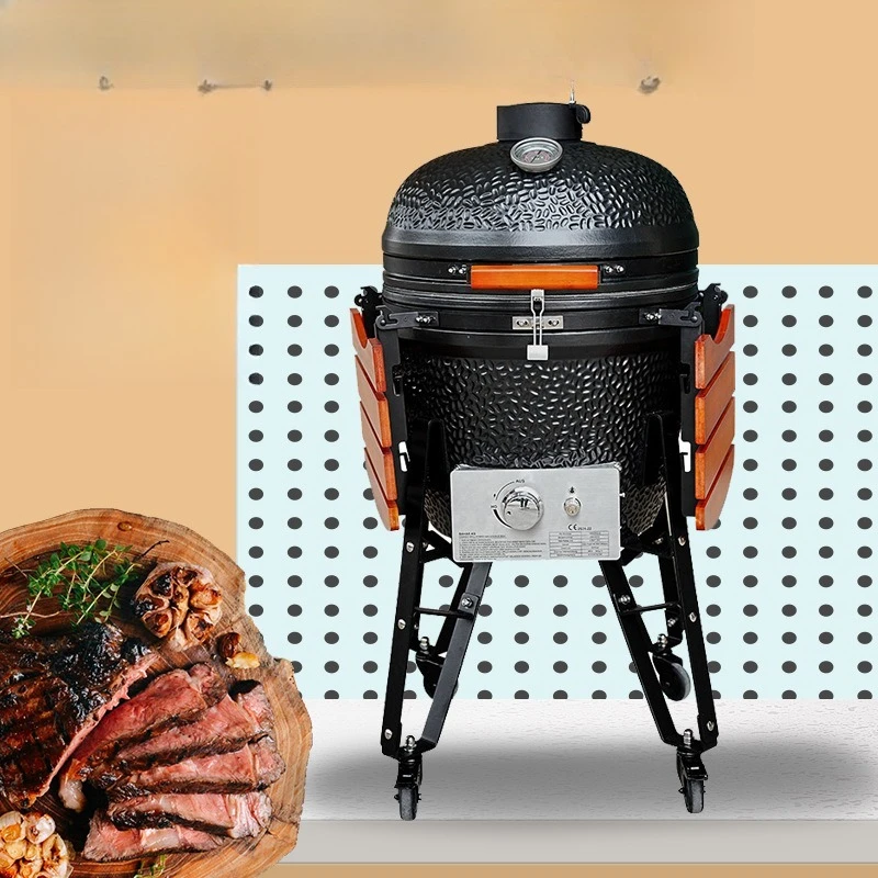 

Intelligent temperature-controlled barbecue grill big iron egg 22-inch courtyard charcoal fire