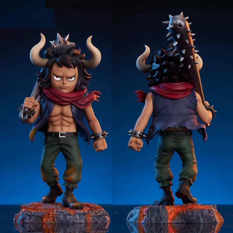 24cm/9.4nin Anime One Piece Figure childhood Kaidou Figure PVC Statue Collectible Model Toys Gifts