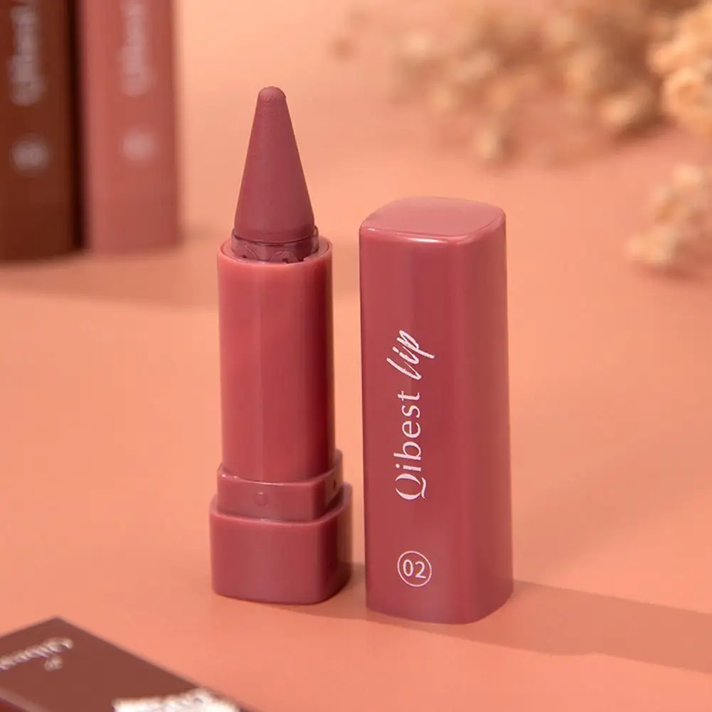 1 szt. Aksamitna Matowa Szminka w Płynie Wodoodporna Trwała Naturalny Pigment Nieprzywierający Kredka do Ust Wysokiej Jakości Kosmetyki Błyszczyk Liner do Ust Nieprzywierający do Kubka D7B0