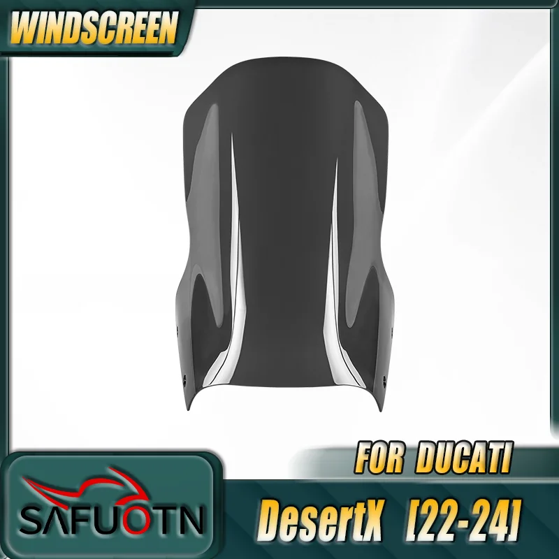 

Ветровое стекло для мотоцикла Ducati Desert X 2022 2023 2024, спортивный ветрозащитный дефлектор, экран-экраншит, аксессуары