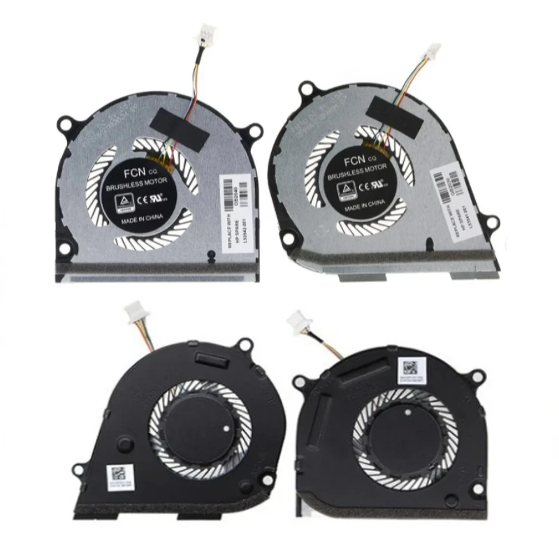 

For Envy X360 15-DS 15-DR 15M-DR DR0004 15M-DS DS0011 TPN-W142 PC Cooling Cooler Fan L53542-001 L53541-001 Computer CPU GPU Fans