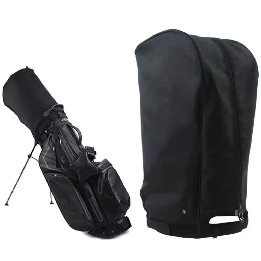 

Dustproof Golf Club Rain Cover Waterproof Rain Shield Golf Bag Dust Cover Oxford Cloth Snap Button Golf Club Sleeve