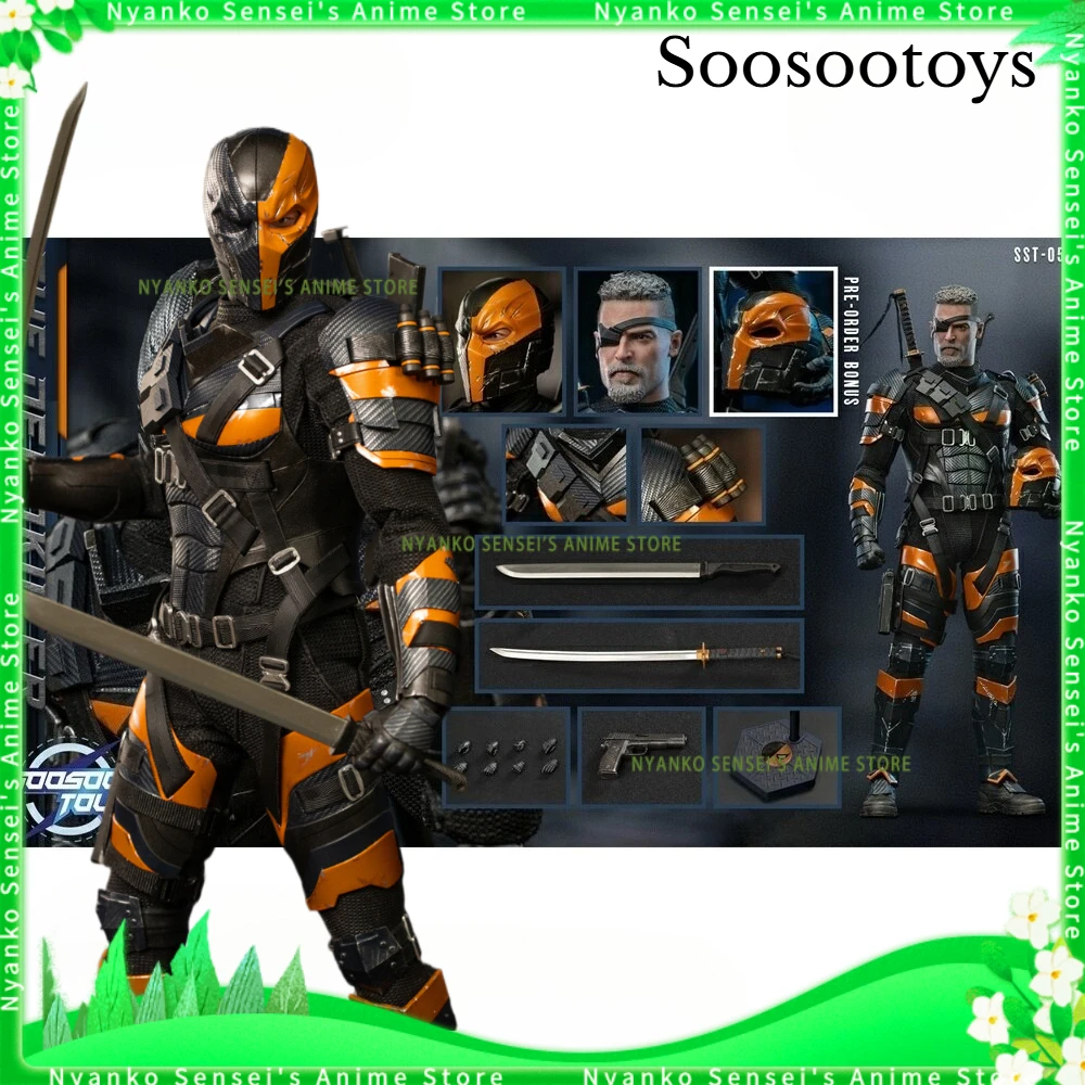 

in Stock Soosootoys Deathstroke Death Mercenary SST-058 1/6 Scale Action Figure Anime Model Trendy Toys Desktop Collectibles