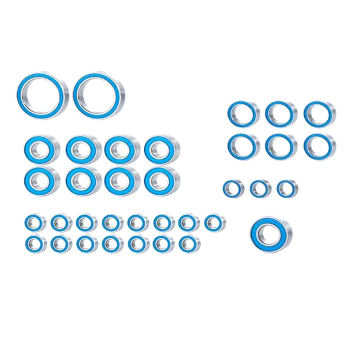 AM-43PCS rubberen afgedichte kogellagerset voor 1/7 UDR RC auto-upgrades onderdelenaccessoires