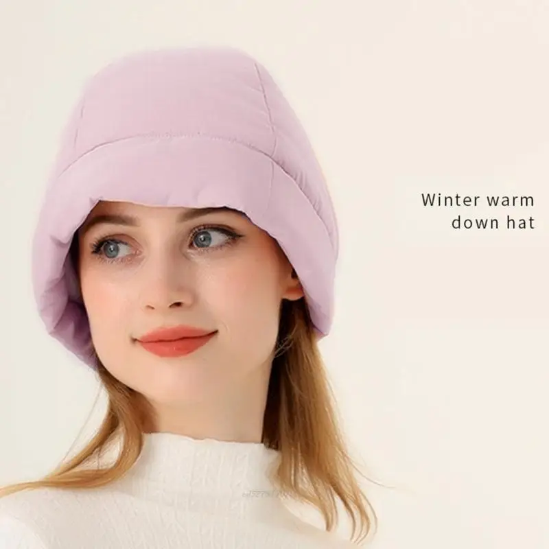 X5XA Topi Berlapis Lembut Ringan Topi Musim Dingin Topi Tebal untuk Remaja Dewasa Topi Perjalanan Tetap Hangat