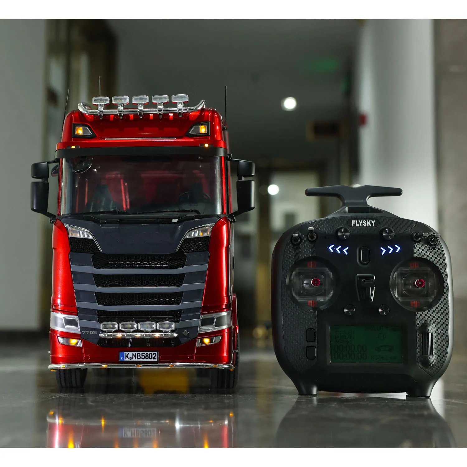 KABOLITE 770S 100 5802 RC Truck 1/14 6X6 RC Tractor Truck RTR Lorry Battery Radio Remote Control Car Trailer Toys Model